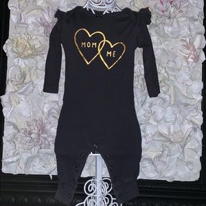 Mom and Me long sleeve pant onesie
